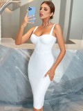Women Elegant Sexy Backless Cami Bandage Dress