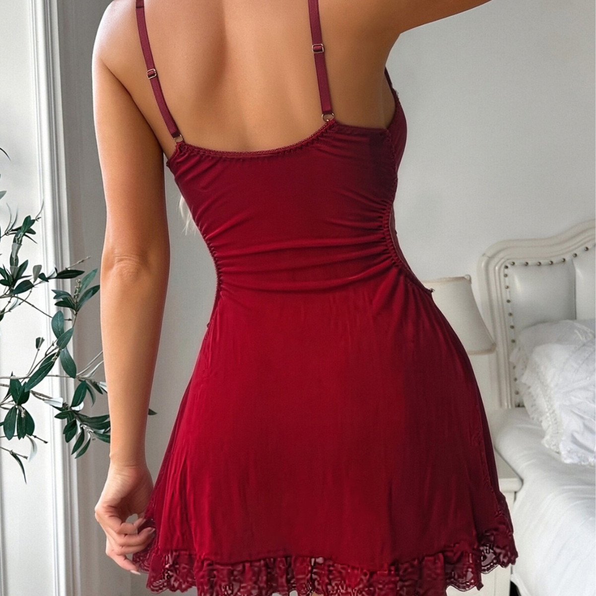 Lace Slip Nightgown for Intimate Sleepwear