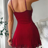 Women Lace Slip Nightgown