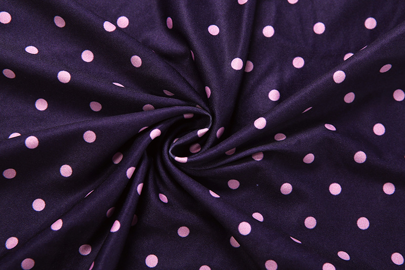 Polka Dot Long Sleeve Jumpsuit for Summer Parties
