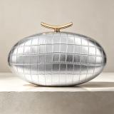 Women's PU Solid Color Single Shoulder Crossbody Evening Bag
