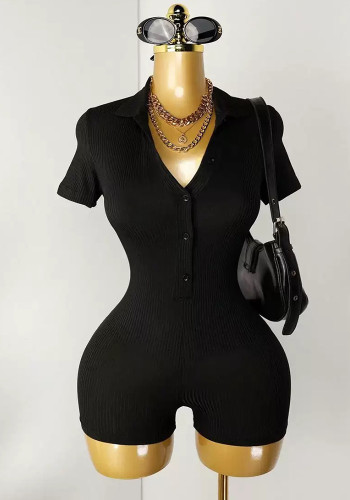 Women Casual Solid Romper