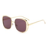 Women UV‑Protection Hollow Frame Sunglasses