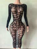 Women Sexy Mesh Dress