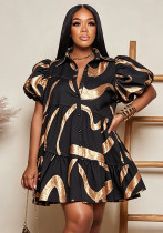 Women Casual Print Dress Women Casual Print Dress