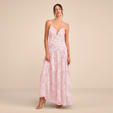 Women's French Style Floral Elegant Holidays Dress