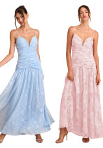 Women's French Style Floral Elegant Holidays Dress