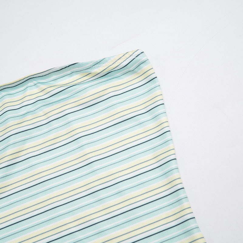 Printed Strapless Dress for Autumn Casual Wear