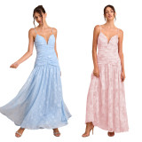 Women's French Style Floral Elegant Holidays Dress