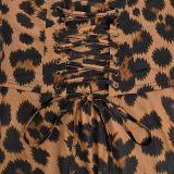 Women's Leopard Print Holidays Sexy Suspender Fishtail Bodycon Dress