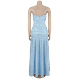 Women's French Style Floral Elegant Holidays Dress