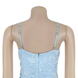 Women's French Style Floral Elegant Holidays Dress
