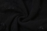Women's spring/summer off-sleeve long-sleeved sexy mesh bodycon dress