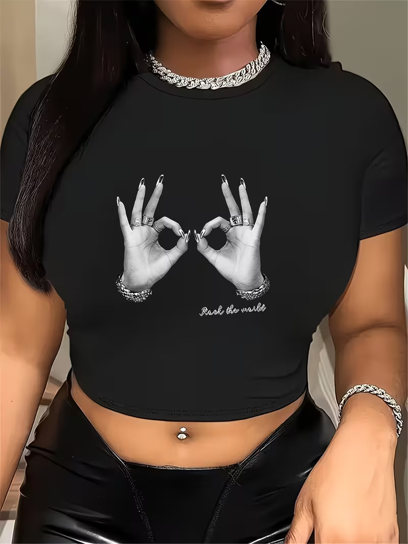 Printed T-Shirt Top for Casual Everyday Wear