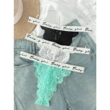 Women Lace Thong Hollow-Out Panties