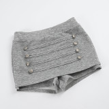 Women Button-Down Bodycon Skirt