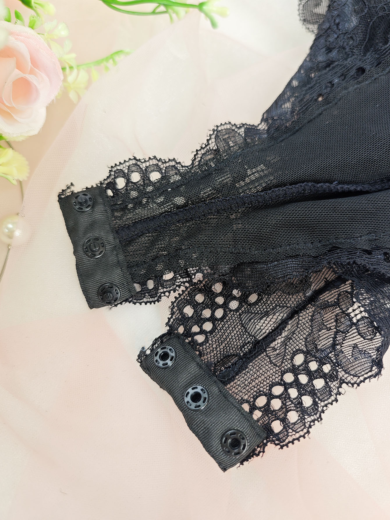 Slim Fit Lace See-Through Bodysuit for Intimate Wear