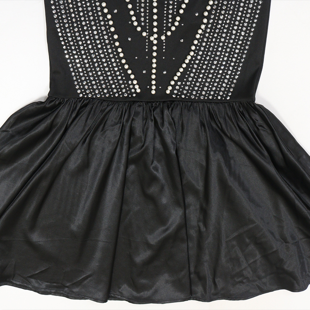 Strapless Beaded Bodycon Dress for Formal Parties