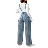 Women Denim Overalls Jumpsuits