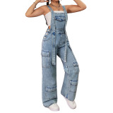 Women Denim Overalls Jumpsuits