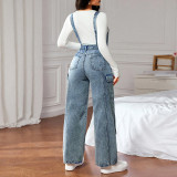 Women Denim Overalls Jumpsuits