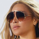 Women oversized summer sunglasses