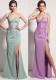Women Herringbone Beaded Beaded Formal Party Dress Evening Dress