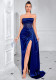 Women Summer Stretch Satin Sexy Evening Dress