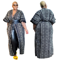 New style windbreaker - African ethnic style women's coat - long printed coat New style windbreaker - African ethnic style women's coat - long printed coat