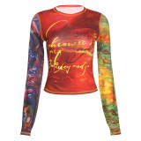 Women Summer Casual Printed Top