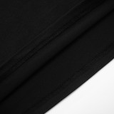 Women Autumn Solid Square Neck Lace Patchwork Long-Sleeve Sexy Bodycon