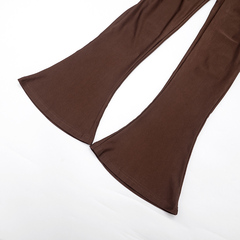 Long-Sleeve Hollow-Out Zipper Jumpsuit for Clubwear