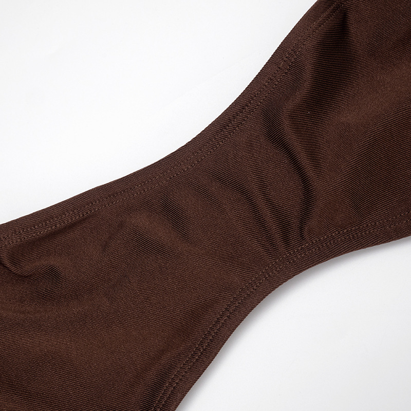 Long-Sleeve Hollow-Out Zipper Jumpsuit for Clubwear