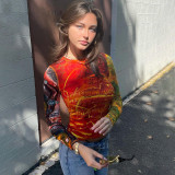 Women Summer Casual Printed Top