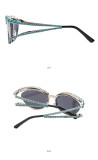 Rhinestone Cat-Eye Bling Sunglasses