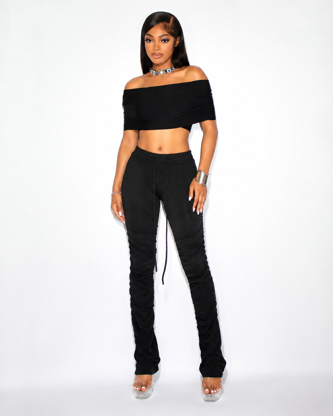 Pleated Grunge Pants for Autumn/Winter Casual Wear
