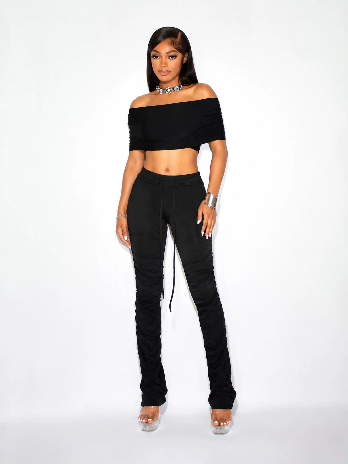 Pleated Grunge Pants for Autumn/Winter Casual Wear