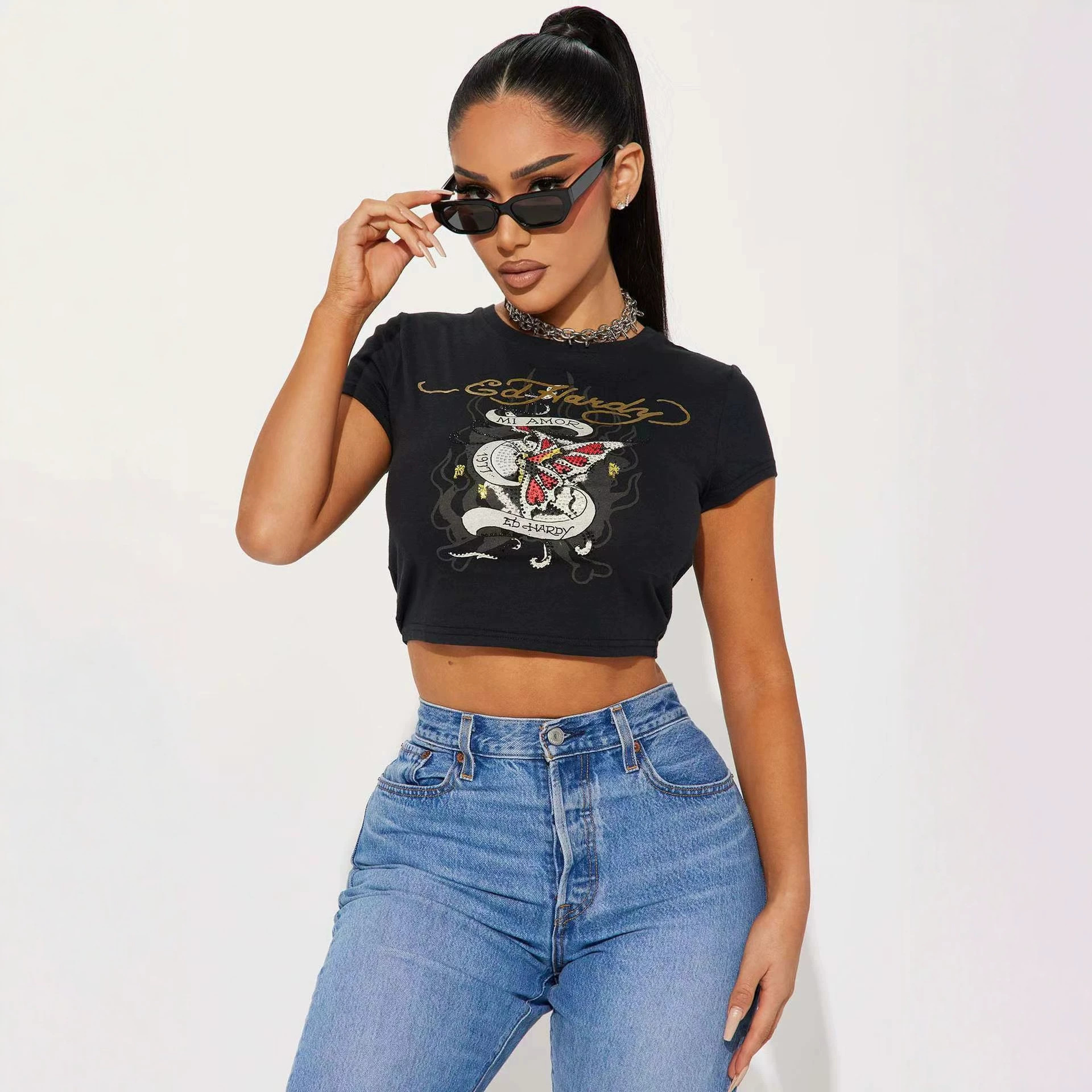 Printed Short-Sleeve T-Shirt for Casual Wear