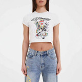 Women Printed Short-Sleeve T-Shirt