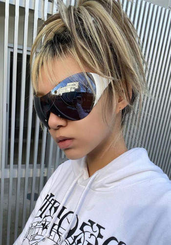Oversized Futuristic Sunglasses