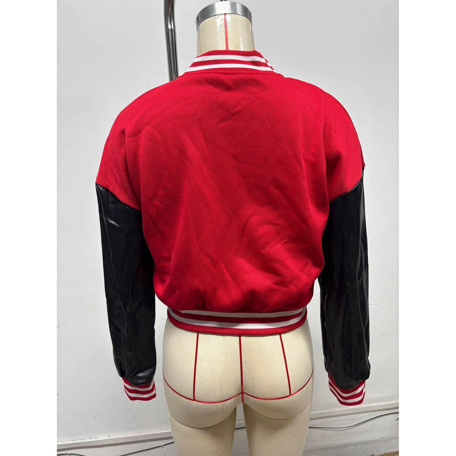 Embroidered American Baseball Jacket for Autumn/Winter Casual Wear