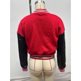 Women Autumn/Winter Embroidered Casual American Baseball Jacket