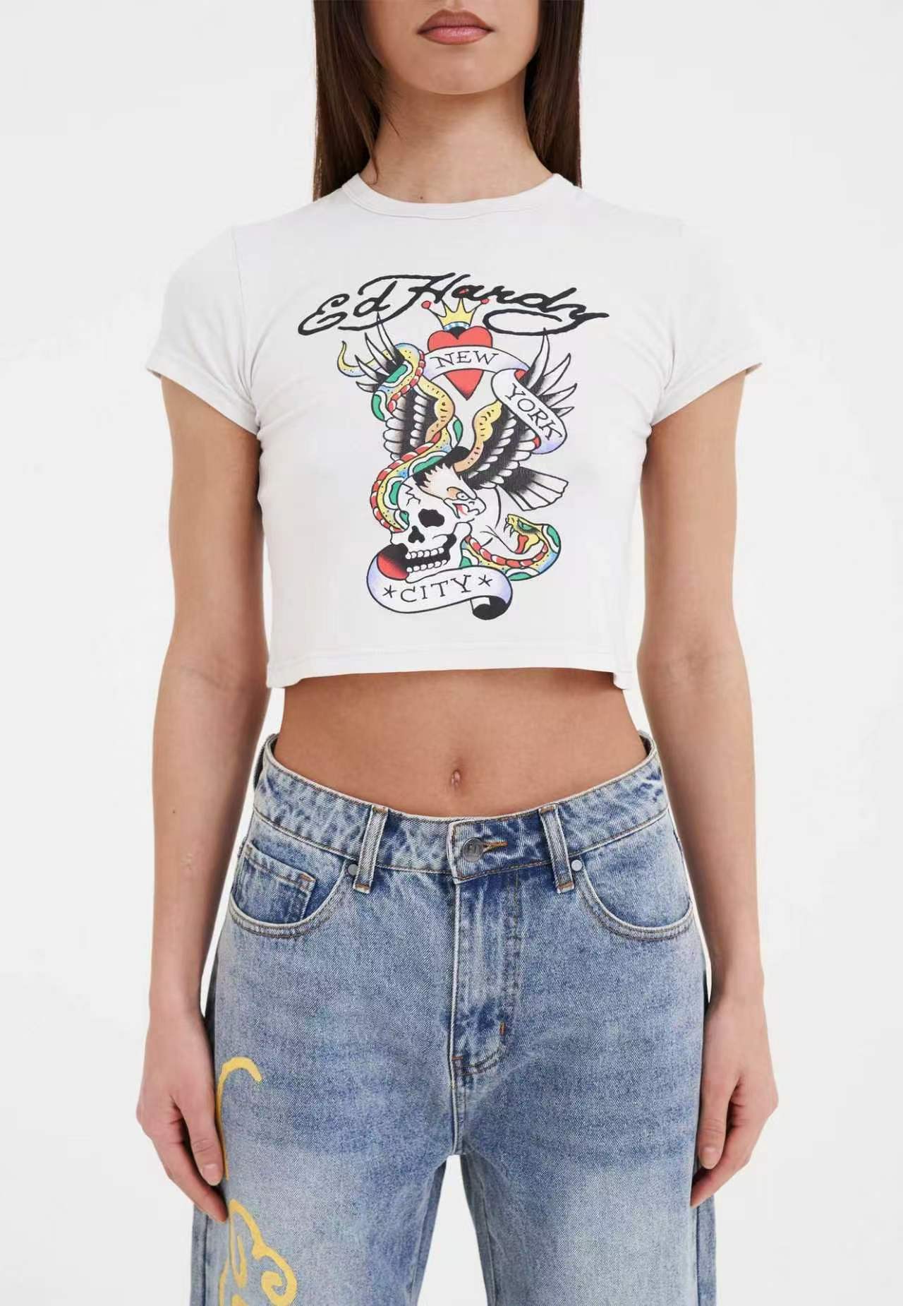 Printed Short-Sleeve T-Shirt for Casual Wear
