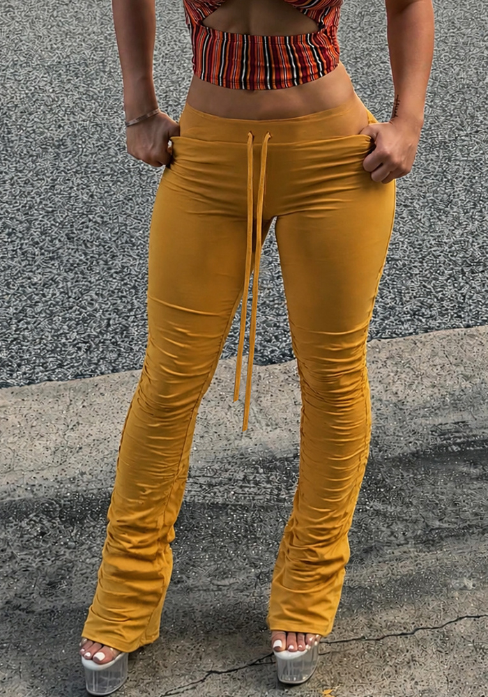 Pleated Grunge Pants for Autumn/Winter Casual Wear