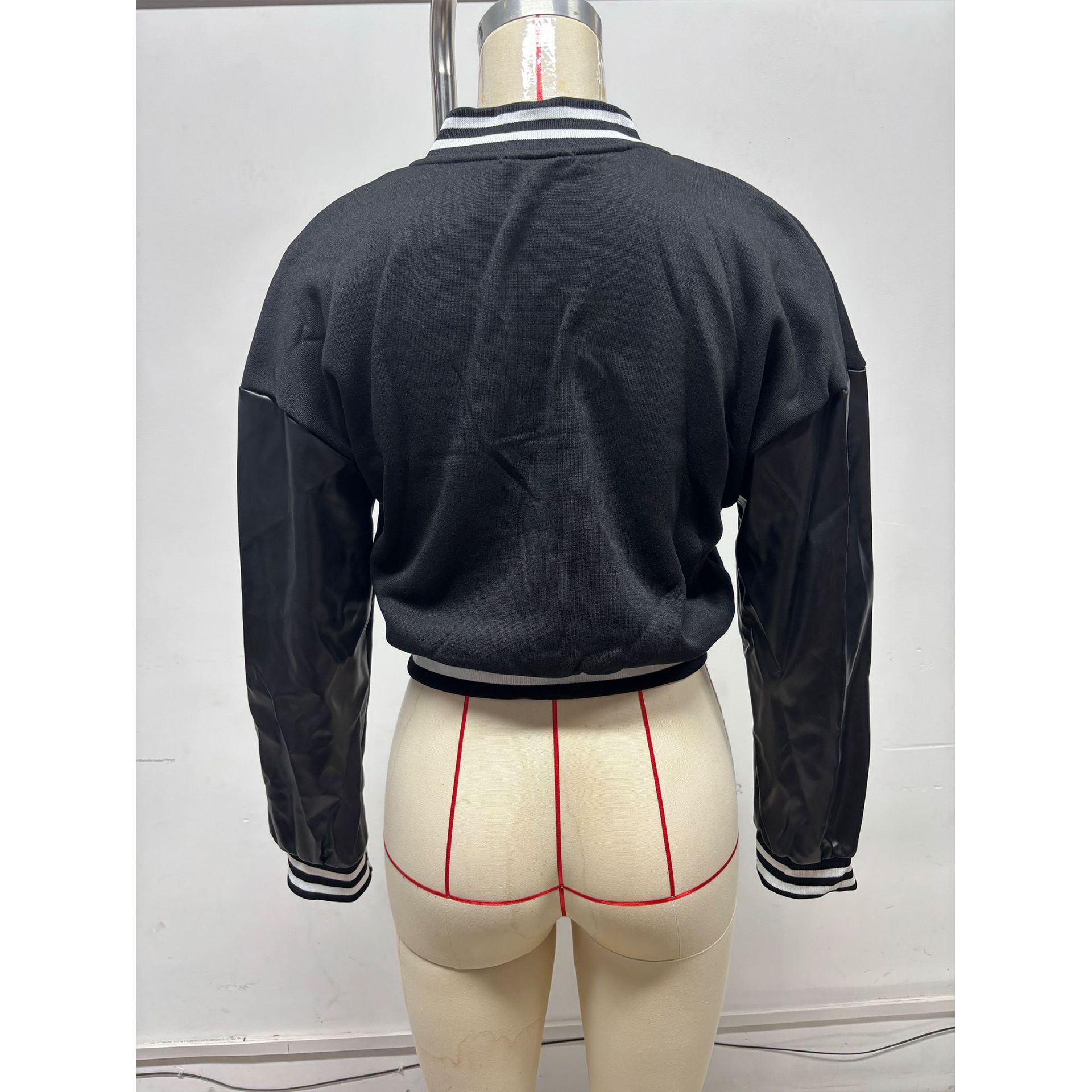 Embroidered American Baseball Jacket for Autumn/Winter Casual Wear