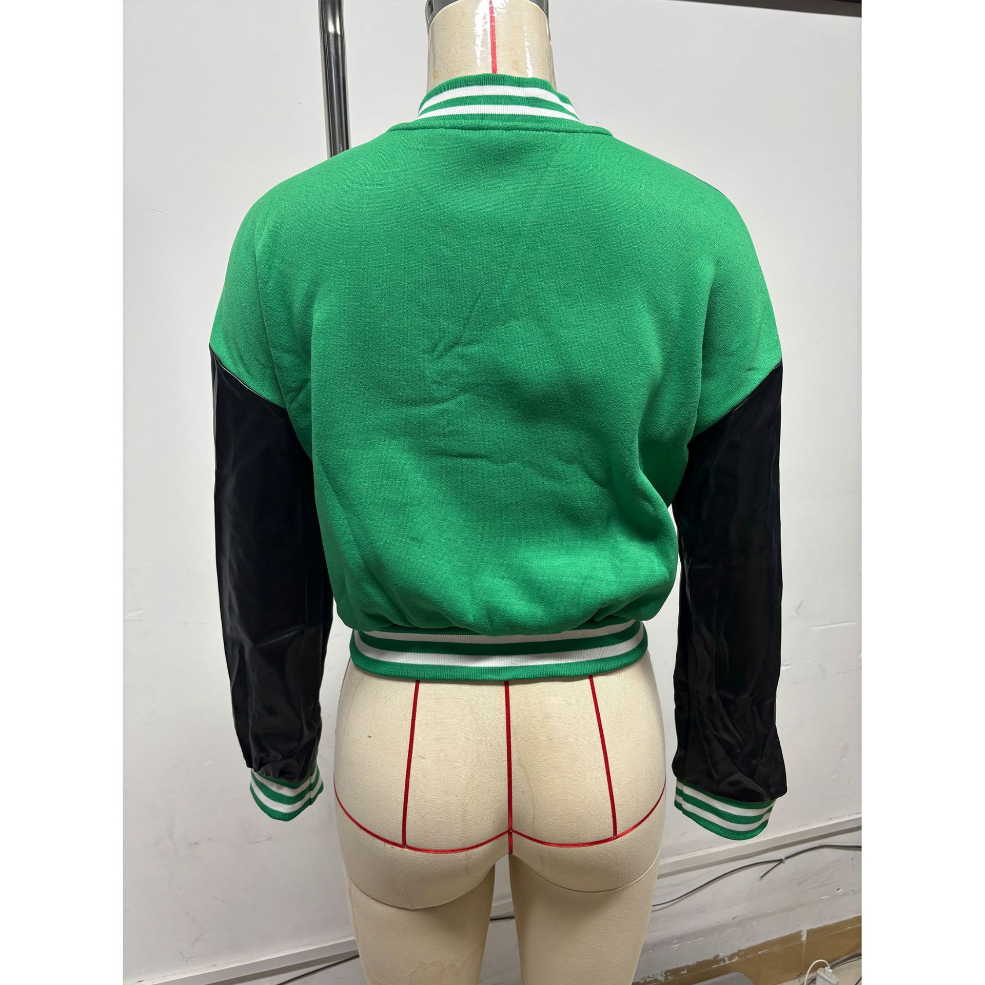 Embroidered American Baseball Jacket for Autumn/Winter Casual Wear