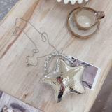Women Star Bag Metallic Clutch Crossbody Bag
