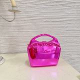 Women Evening Bag Glossy Solid Handbag Small Bag