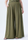 Plus Size Women Solid Wide-Leg Pant