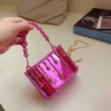 Women Chain Crossbody Rhinestone Handbag
